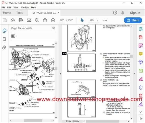 HINO 300 series 2nd generation service manual